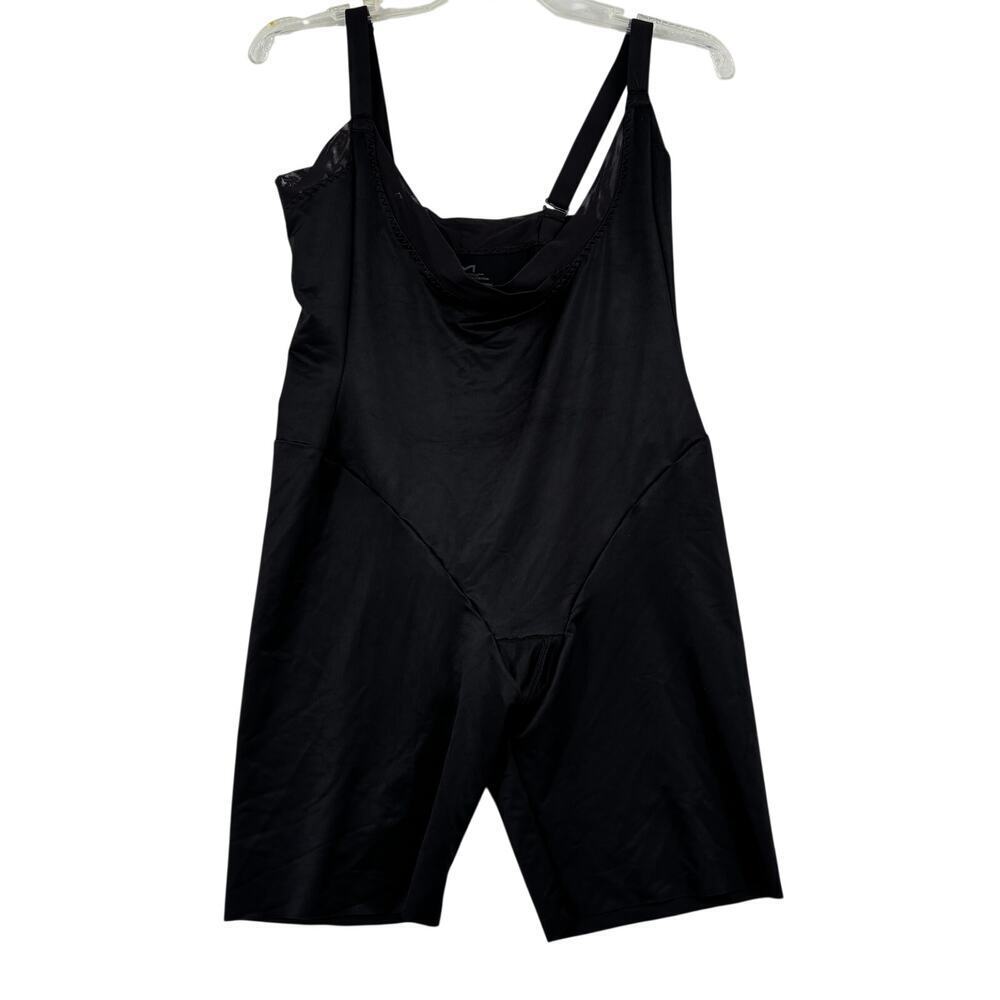 Maidenform Shaper Size L Black Wear Your Own Bra Singlet Firming Control